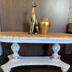 Regal But Rustic Coffee Table