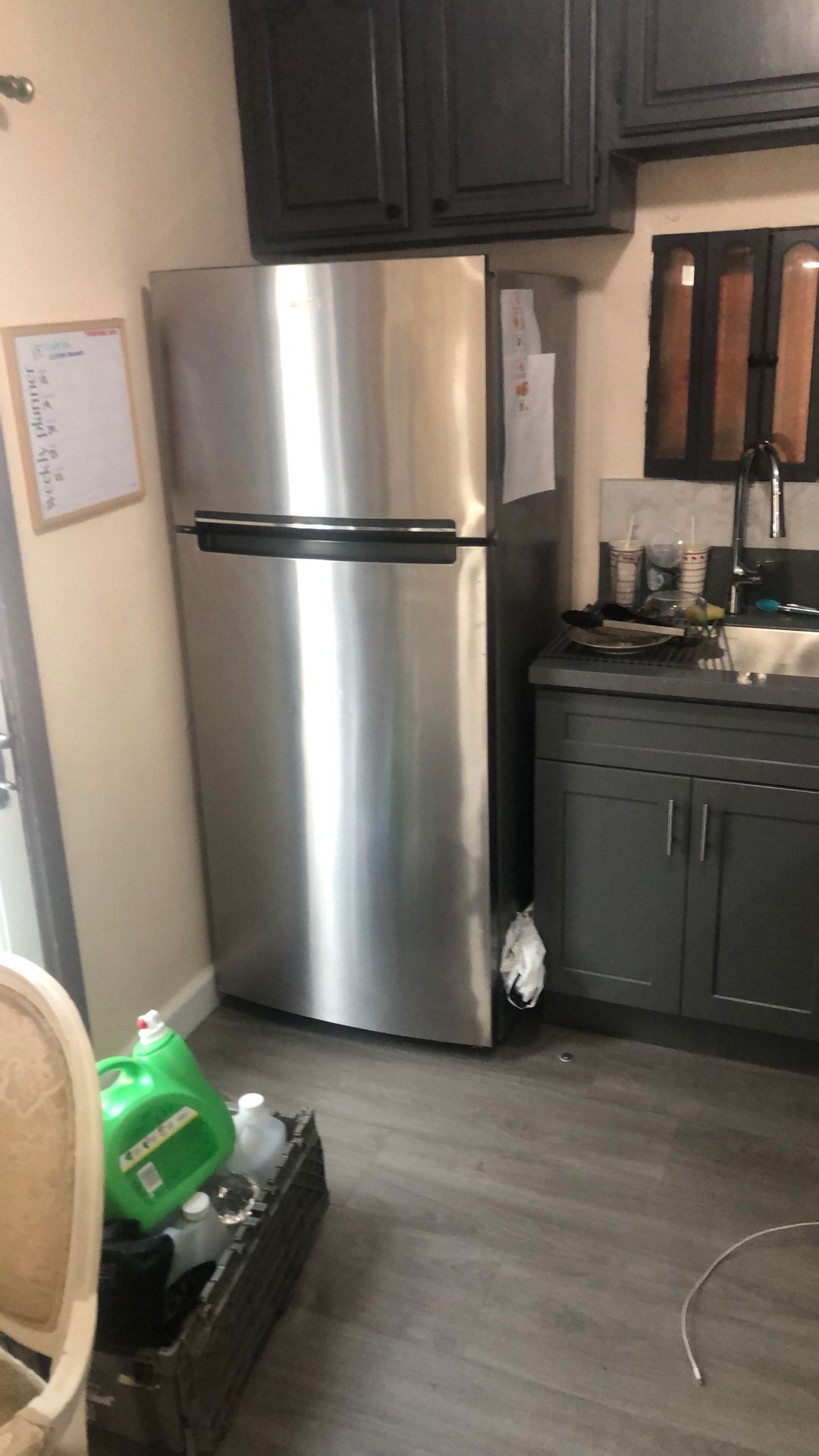 Whirlpool Refrigerator, Stainless Steel 