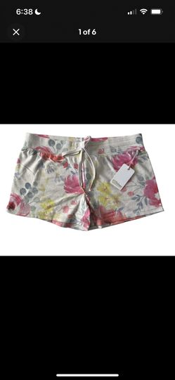 NWT PJ Salvage SUPER SOFT! Large Happy Blooms Floral Lounge Shorts