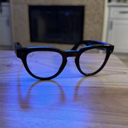 STEALTH MODE - Ray-Ban Meta (Gen 1), HEADLINER, Shiny Black | Smart Al Glasses for Men, Women - 12 MP Ultra-Wide Cam