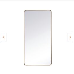 30x60 Brass Mirror  