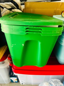 Homz 18 gallon Storage ( Set of 5)