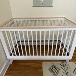 Babyletto Scoot 3-in-1 Convertible Crib with Toddler Bed Conversion Kit