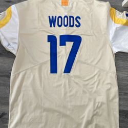 Los Angeles Rams Jersey X Large Woods Football NFL 