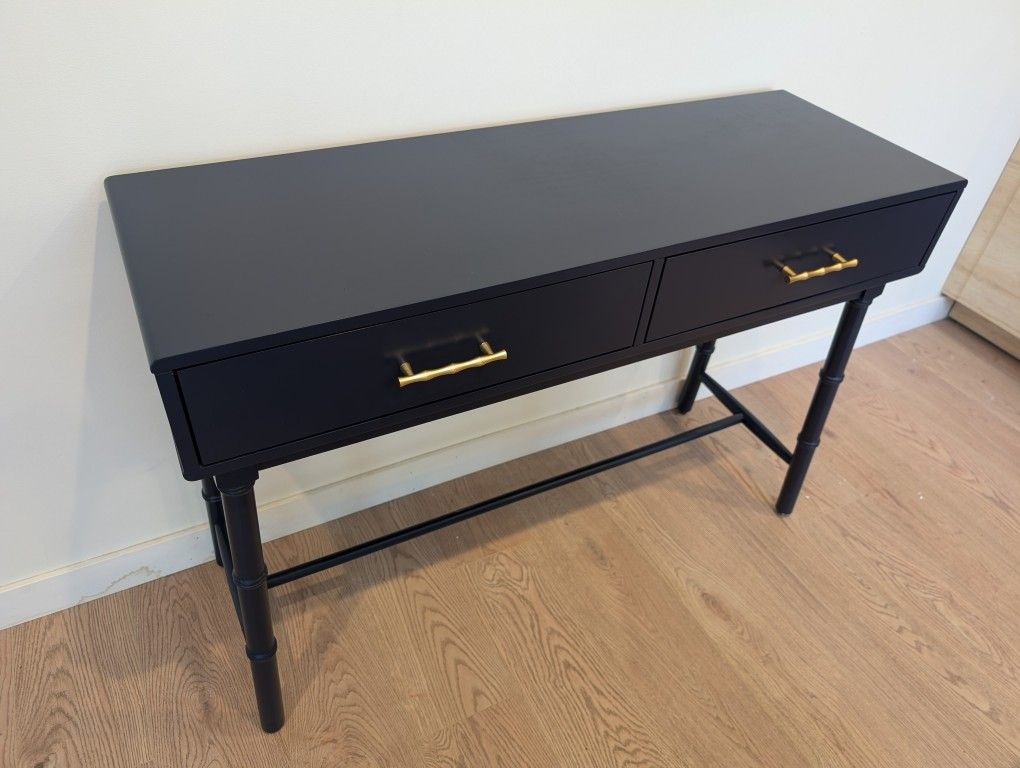 Threshold - Oslari Painted Console Table - Blue