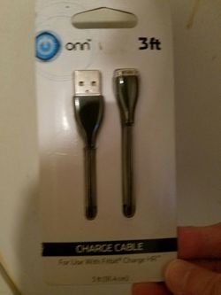 One Charge Cable. For Use With Fitbit Charge HR. Brand New Still In Packaging.
