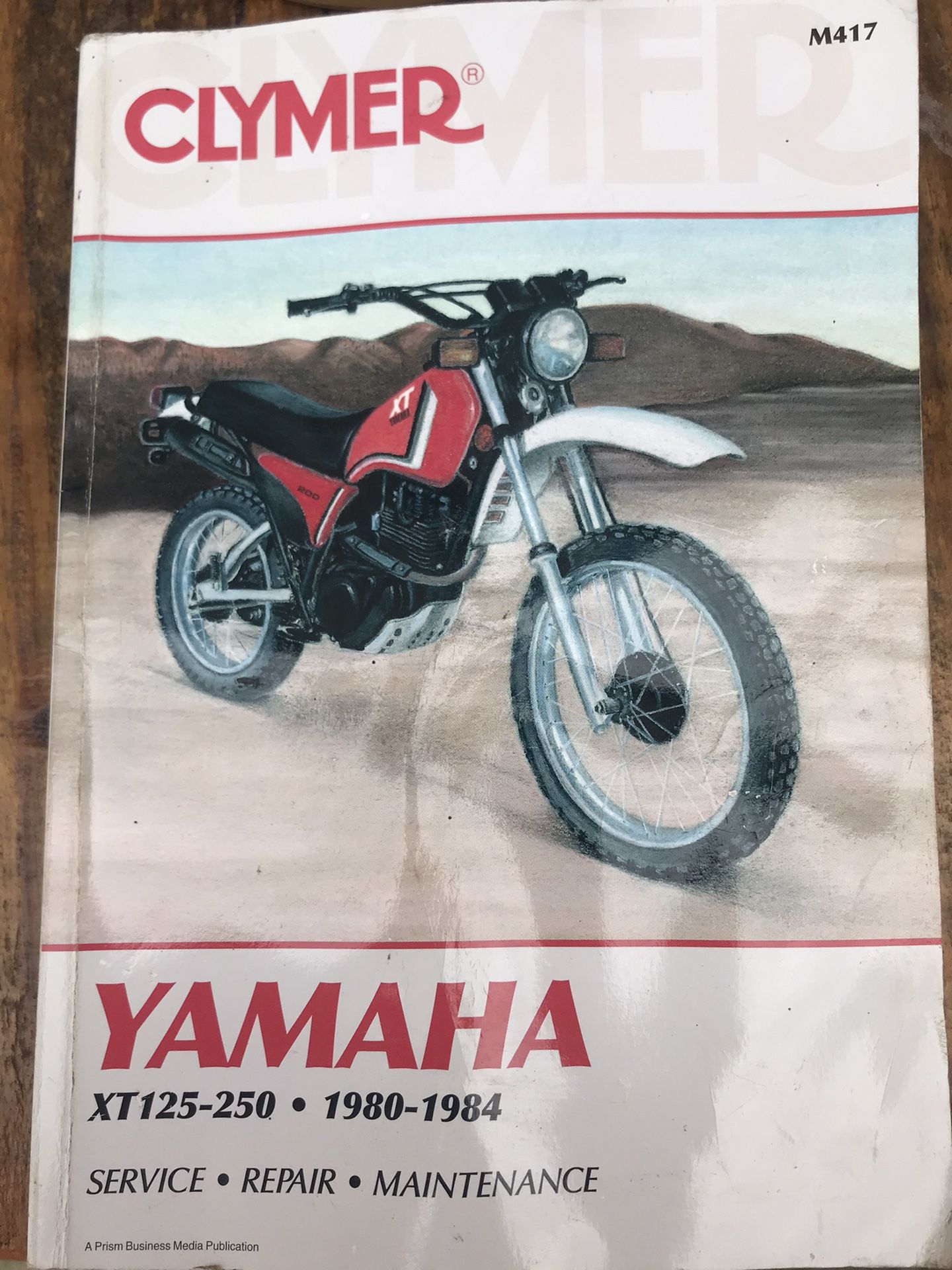 Clymer Yamaha XT 125-250 manual