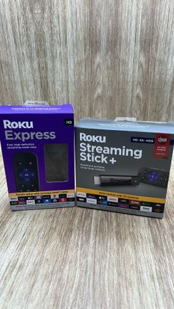 2 - Roku Express And Streaming Stick+ Both Brand New