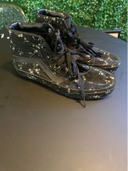 Vans Floral Distressed High Tops - Men’s 8.5 / Women’s 10