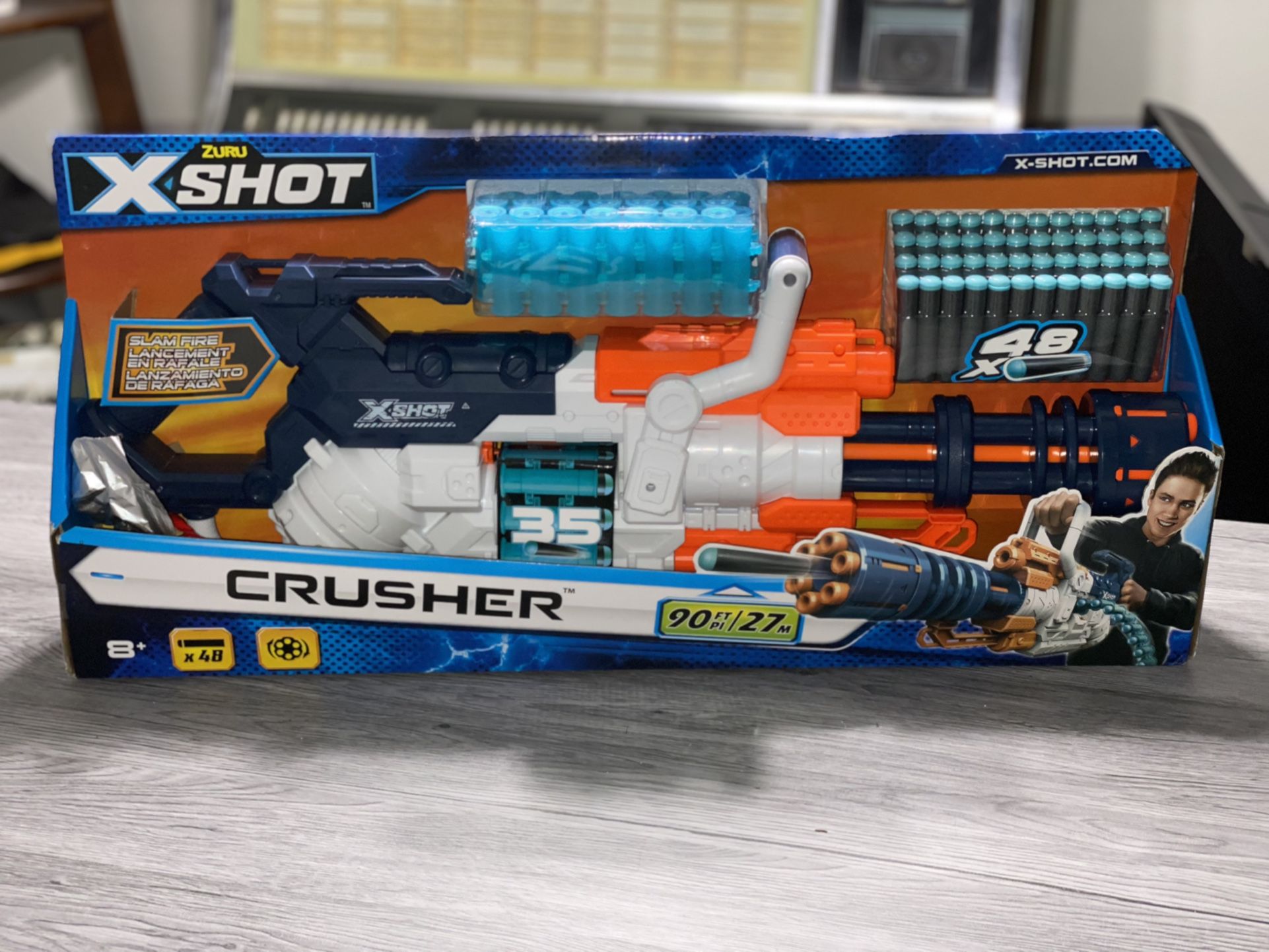 Pistola Crusher X-Shot 48 dardos