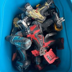 Lot Of Mixed Power Tools