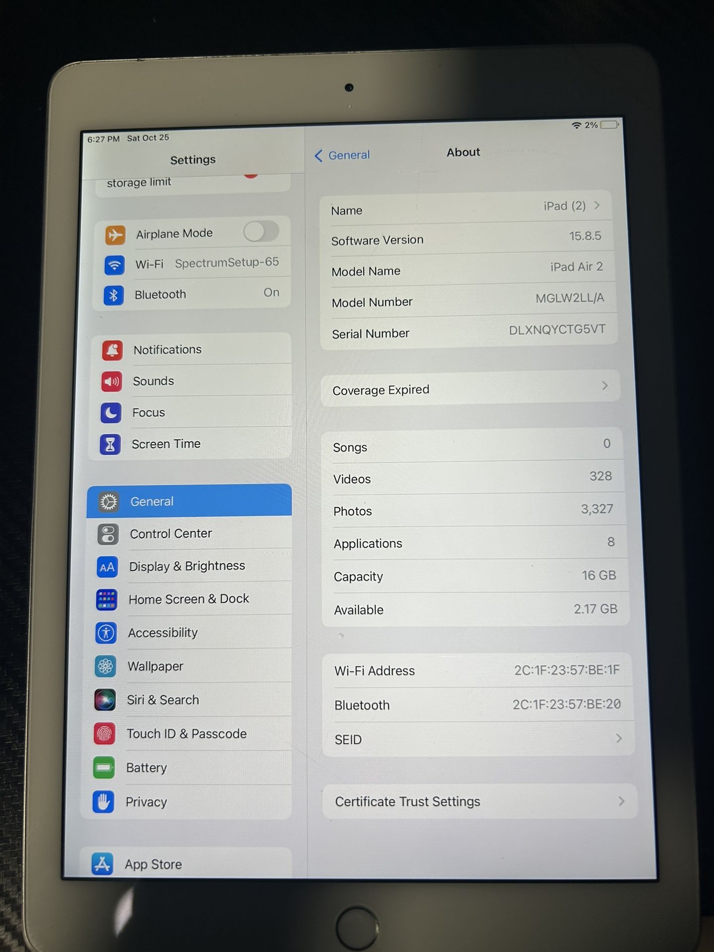 iPad Air 2 