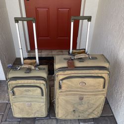 2 Suitcases  with a great history!