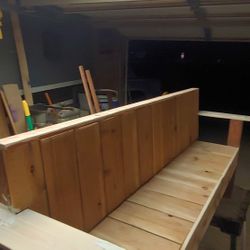 Custom Wood Bench