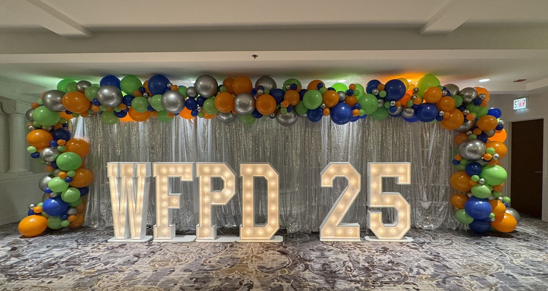 4ft Lighted (wood Painted White) Marquee Sign