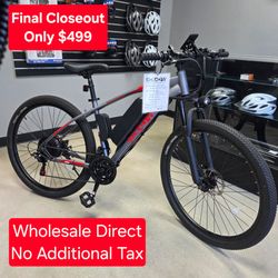 Final closeout electric bike e-bike ebike