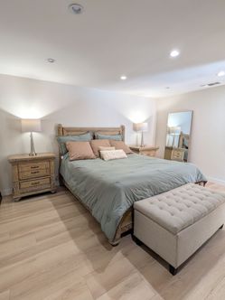5 piece bedroom furniture used. Extra night stand