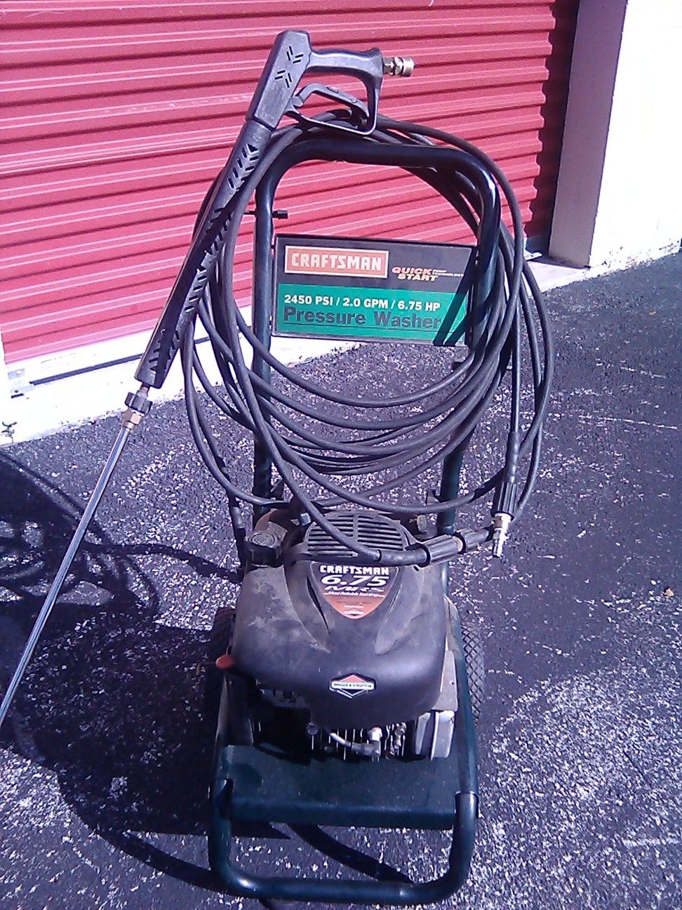 Craftsman power pressure washer 2450 psi 6.75 hp for Sale in Miami, FL