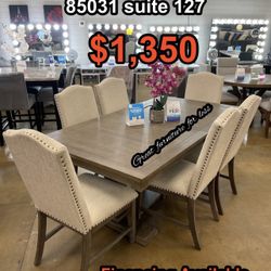 7 PCs Dining Table Set Brand New