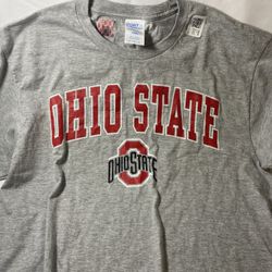 Ohio State Buckeyes Mens Arch Logo Officially Licensed Gray T-Shirt