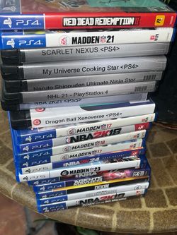 Large Array Of PlayStation 4 & 5 Video Games PS4 PS5