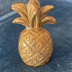 Solid Brass Pineapple Figurine