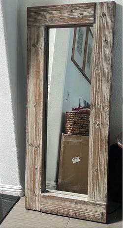 Large Barnyard Designs Rustic Farmhouse Mirror (58" x 24") - Pair Available