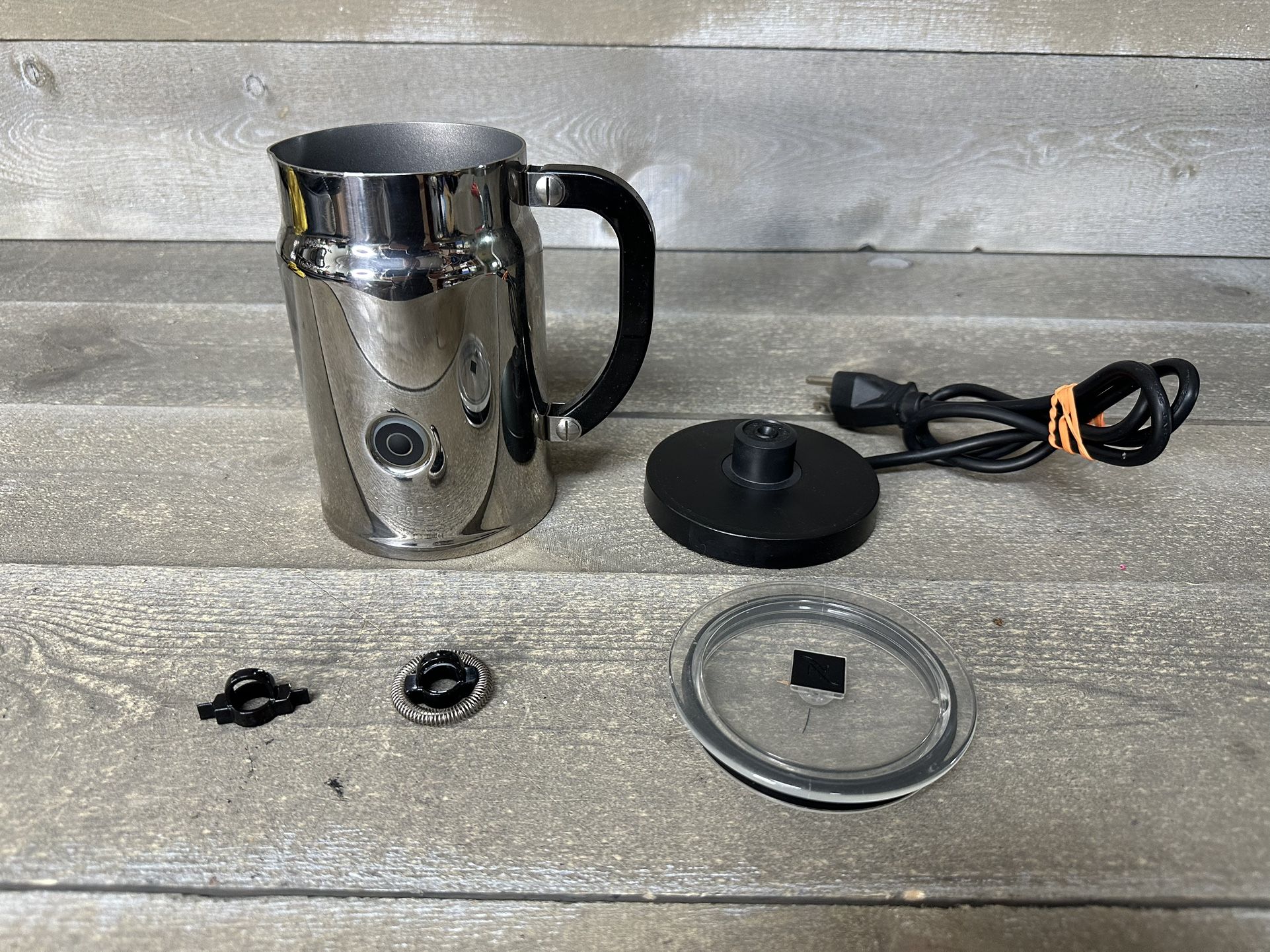 Nespresso Aeroccino Plus Milk Frother with Warmer Model 3192 Chrome