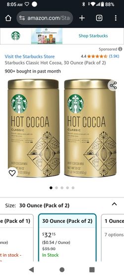 Starbucks Gifts Hot Cocoa Cans