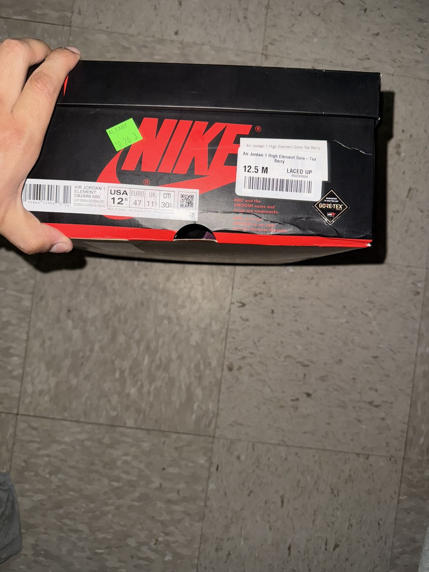 JORDAN 1 HIGH ELEMENT GORE-TEX BERRY