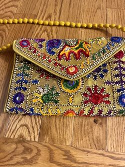 Hand Embroidered Purse