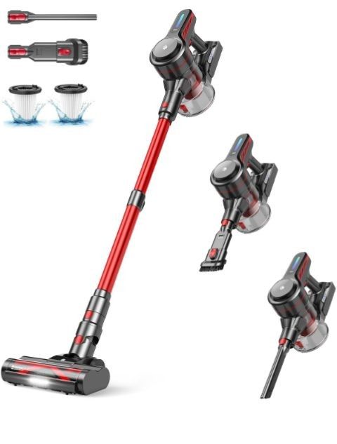CHEBIO A16 Cordless Vacuum Cleaner – Powerful, Lightweight, Anti-Tangle Design
