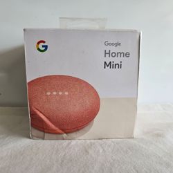 New* Google Home Mini Coral Smart Speaker Bluetooth Wi-Fi GA00217-US