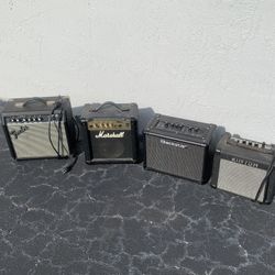 Assorted Guitar 🎸 Amps Amplifiers!