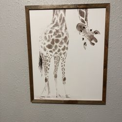 Giraffe, Sloth, Monkey Wall Art
