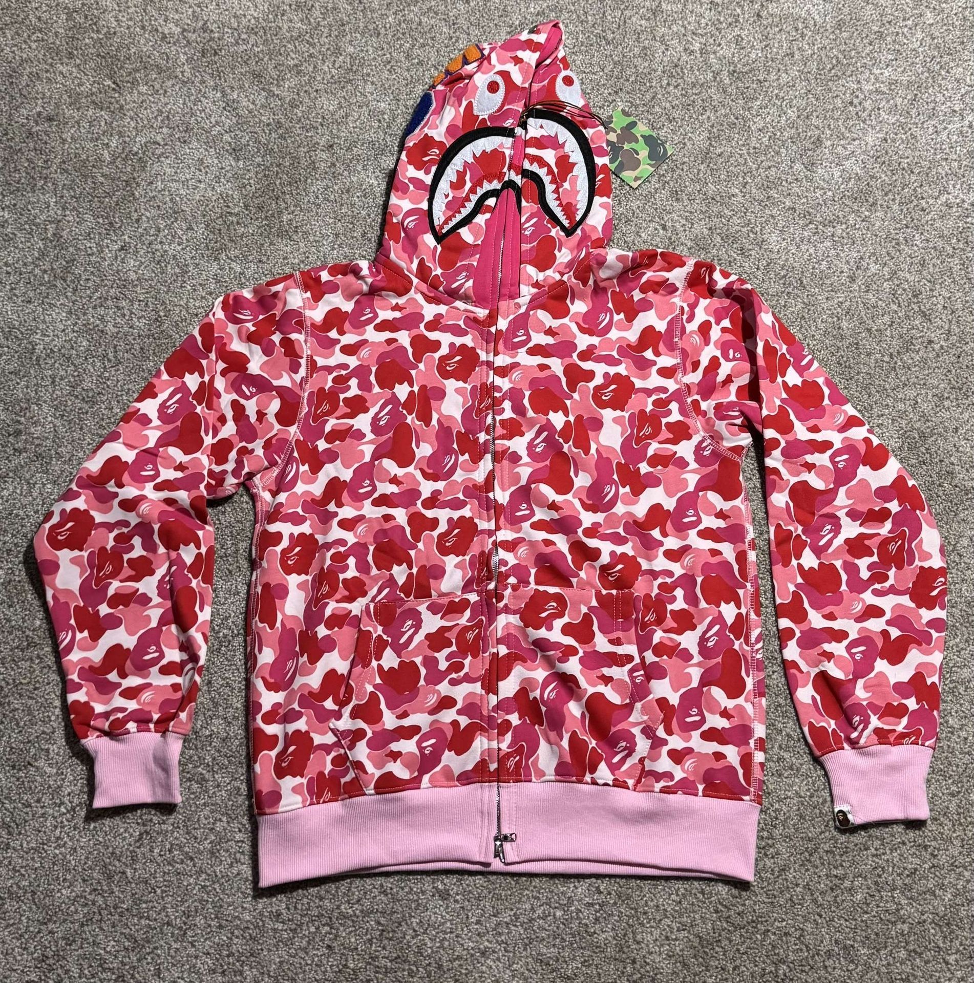 Pink Bape Hoodie
