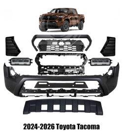 2024-2026 Toyota Tacoma Complete Front Bumper With Brackets and fog lights