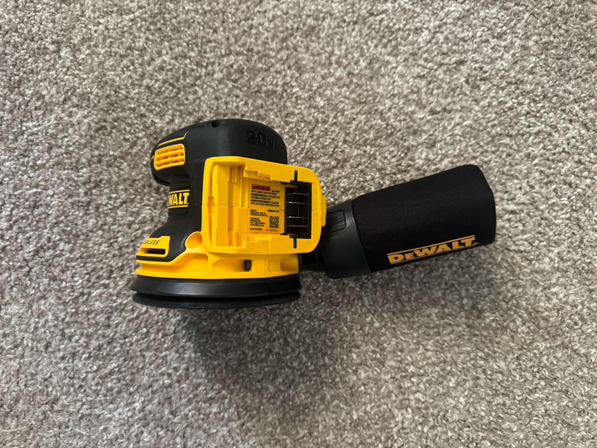 DEWALT 20V MAX XR Cordless Brushless 5 in. Random Orbital Sander (Tool Only
