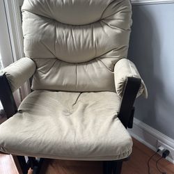 Rocker Chair With Matching Ottoman 