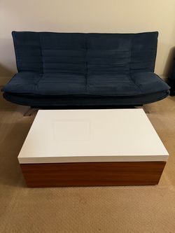 Dania Caroline Coffee Table with Storage – 35” Square