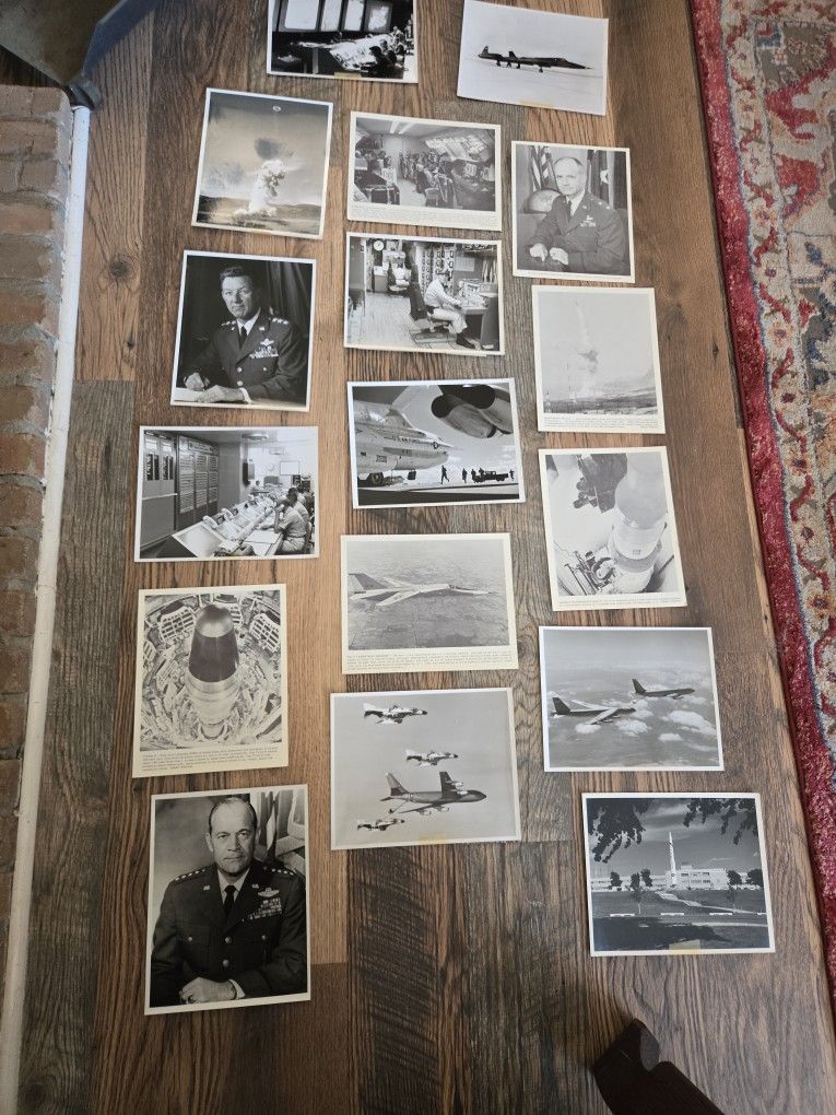 Lot Of 17 Black And White Military Photos