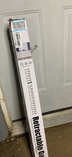 Black Retractable Gate