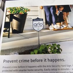 2x Free Yard Security Signs.