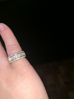 pinky ring silver 925 over gold