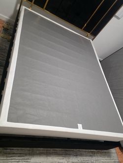 Queen and box spring and framed