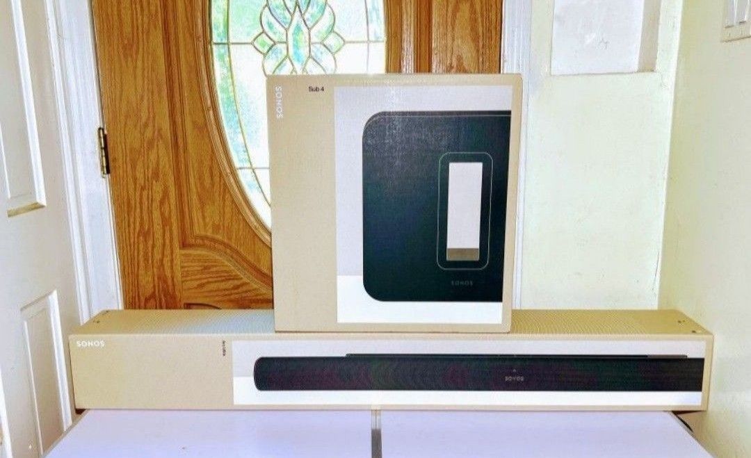 Sonos Arc Ultra Set With Sub 4 Black.  Brand New Sealed Boxes Plus Manufacture Warranty Included Too.