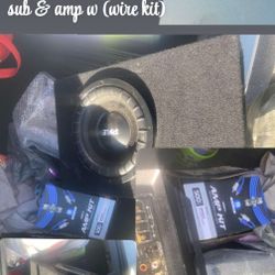 10” Sub & Amp Kit