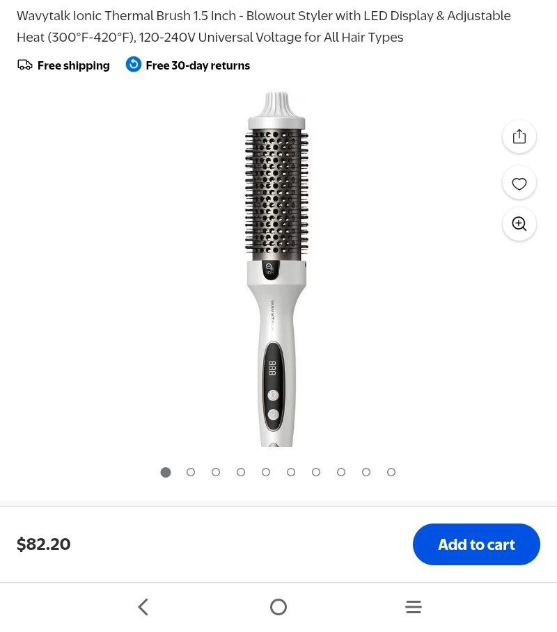 WavyTalk Heated Round Brush
