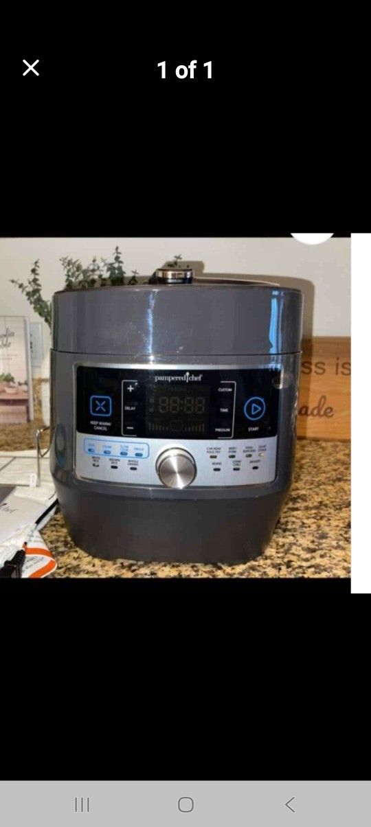 Pampered Chef Pressure Cooker 