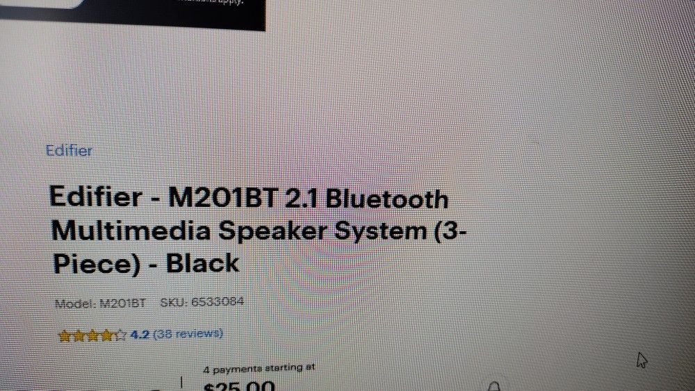 New Edifier Blue Tooth Speaker System. M201BT